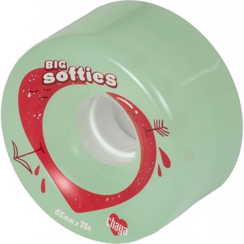 Powerslide Chaya Big Softies Clear Teal 65 mm 78A 4 ks