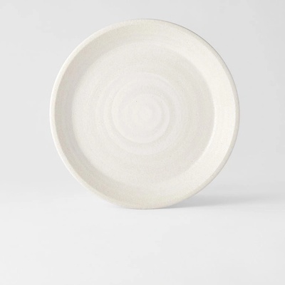 MIJ Mělký talíř s vysokým okrajem Recycled White Sand 27,5 cm