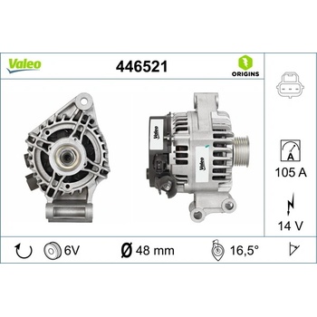 generátor VALEO 446521