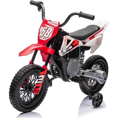 Beneo elektrická motorka Motocross červená