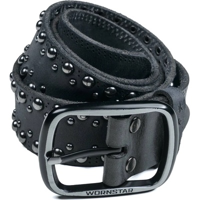 WORNSTAR колан WORNSTAR - Barricade Leather - Black Chrome - WSBLT-BARK