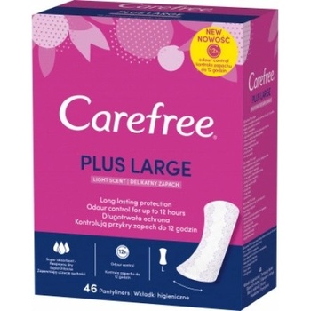 Carefree Plus Large slipové vložky se svěží vůní 46 ks