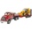BRUDER Bruder MACK Granite модел влекача с платформ за JCB 4CX багер, червен (02813)