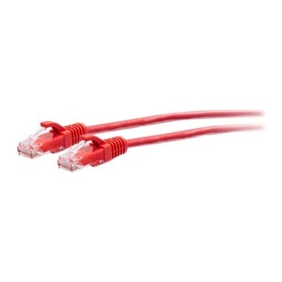 C2G C2G30160 Cat6a Snagless Unshielded (UTP) Slim Ethernet Network Patch, 0,3m, červený