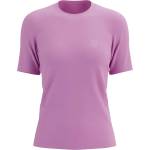 Compressport Дамска тениска Compressport Women's Performance S/S T-Shirt Running shirt - Cyclamen / Refelctive Cyclamen (916-3349-0312)