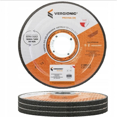 Chinex Brusný kotouč 125 x 6,0 x 22,4 mm 8915 4 ks