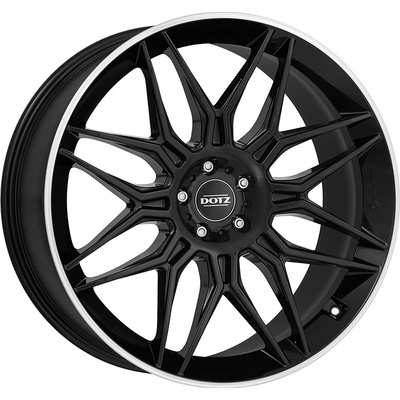 DOTZ LONGBEACH 10,5x21 5x112 ET43 black polished lip