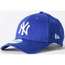 New Era League Basic New York Yankees Royal/White Strapback modrá / bílá / modrá