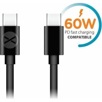 Forever GSM106367 datový USB-C/USB-C, 1m, černý