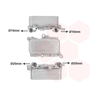 Chladič oleja automatickej prevodovky VAN WEZEL 03013719