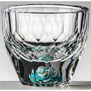 HARAHU Кристална чаша EL-35420 - Тюркоазен / 50ml KP35420
