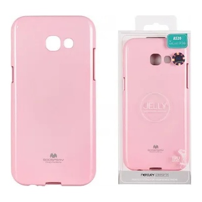 Samsung Силиконов калъф кейс за Samsung J530 J5 (2017) Mercury светло розов