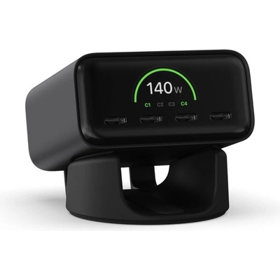 Satechi Захранване за ел. мрежа с технология за бързо зареждане и 4xUSB-C PD изхода - Satechi ChargeView 140W Desktop Charger (тъмносив) (ST-C4CV140C-EU)
