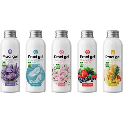 Nanolab Testery Prací gel z Marseillského mýdla pro citlivou pokožku 4 x 100 ml