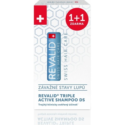 REVALID Triple Active Shampoo DS 300 ml 1 + 1 zadarmo