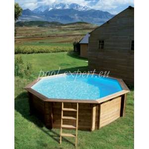 POOL EXPERT Дървен басейн "Octo" 560 х 517 х 129 см