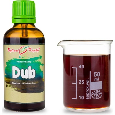 Bylinné kapky Dub bylinné kvapky tinktúra 50 ml