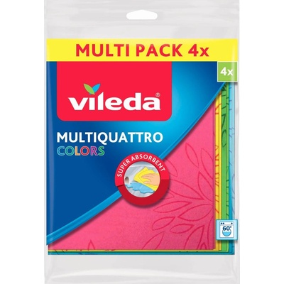 Vileda Multiquattro Colors handrička 164519 4 ks