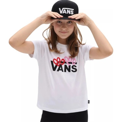 VANS VALENTINES LOGO BOXY WHITE Bílá