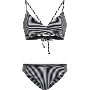 O'Neill Дамски комплект бикини O'neill Women's Essentials Baay Maoi Bikini Set Bikini - Black Micro Stripe - размер 40 (EU) (150-4367-0714)