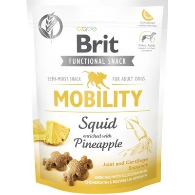 Brit Care Snack Mobility Squid pre psov 150 g