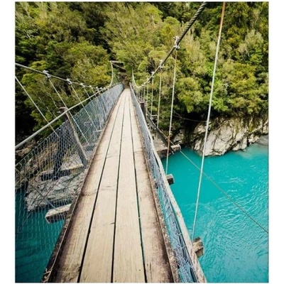 DIMEX ART Флизелинов фототапет дървен мост 225 x 250 см