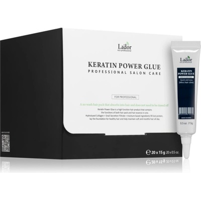 La'dor Keratin Power Glue грижа за коса без отмиване с кератин 20x15 гр