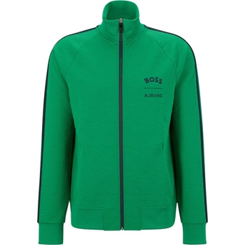 HUGO BOSS Суичър Boss Men's Skarley Aj Zip Hoodie - Open Green