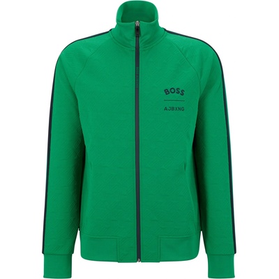 HUGO BOSS Суичър Boss Men's Skarley Aj Zip Hoodie - Open Green