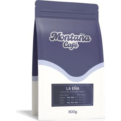 Café Montaña káva bez kofeinu Decaf Puro mletá French press 0,5 kg