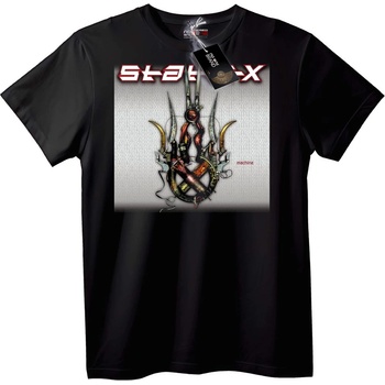 NOONEBRAND Тениска Stab X Кибер Мир - 4XL, Black