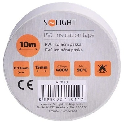 Solight izolační páska bílá AP01B