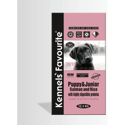 Kennels' Favourite Puppy & Junior - Salmon & Rice 12,5 kg