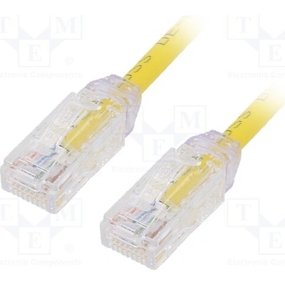 Panduit UTP28X5MYL Patch U/UTP Cat 6a RJ45 vidlice z obou stran drát Cu 5m