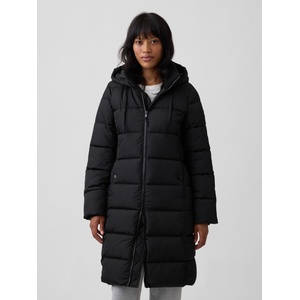 GAP Прошивано макси палто с качулка GAP GAP | Cheren | ЖЕНИ | XXS