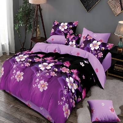 EmonaMall Двулицево спално бельо EmonaMall, 6 части - Модел S19066 (S19066-33333d)