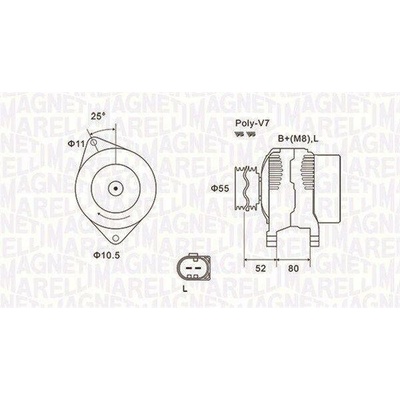 Generátor MAGNETI MARELLI 063731837010