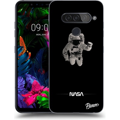 Púzdro Picasee silikónové LG G8s ThinQ - Astronaut Minimal čiré