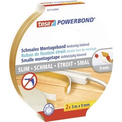 tesa Montážna páska tenká 9 mm x 10 m