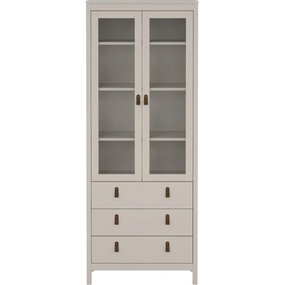 Tvilum Сиво-бежова витрина 78x199x33 cm Madrid - Tvilum (79666nknk)