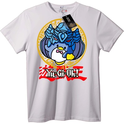 NOONEBRAND Тениска Yu-Gi-Oh! с Blue-Eyes дракон - 2XL, Black