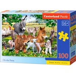Castorland Пъзел Castorland от 100 части - Във фермата (B-111138) - baby