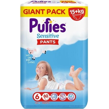 pufies Пелени - гащички Pufies Sensitive Pants 6 Extra large 60 бр (1268)