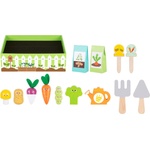 Tooky Toy Игрален комплект Tooky Toy - Дървен градински сет, 14 части (109510) - ozone