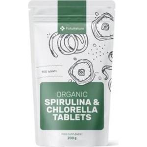 FutuNatura Био таблетки спирулина и хлорела - 400 таблетка