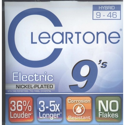 CLEARTONE CT 9409 struny pro elektrickou kytaru - Hybrid