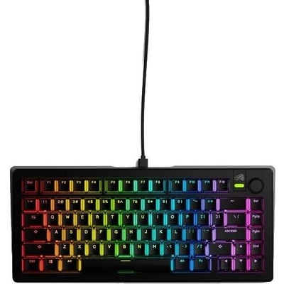 Glorious GMMK 3 75% Prebuilt Wired GLO-KB-GMMK3-75-PB-FOX-W-BLK-US