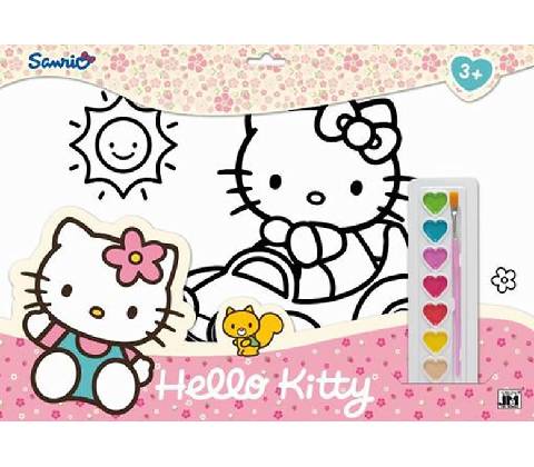 Hello Kitty omalovánka