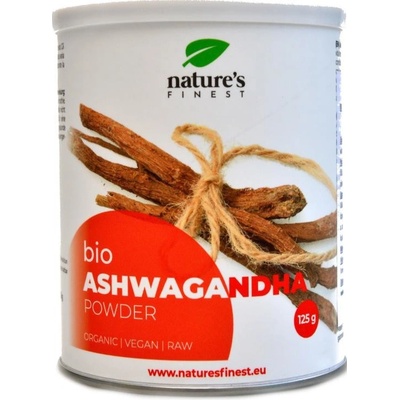 NaturesFinest Ashwagandha Powder BIO 125 g