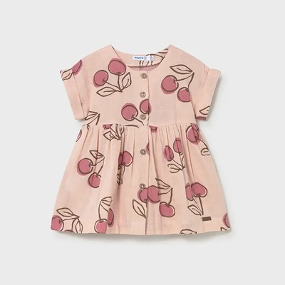 Mayoral Рокля череши Розов цвят за бебе момиче Mayoral